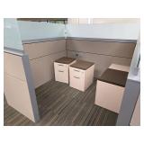 Modern Office Cubicle Set