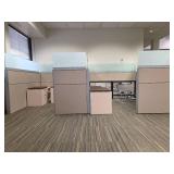Modern Office Cubicle Set