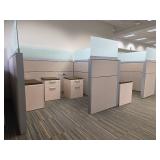 Modern Office Cubicle Set