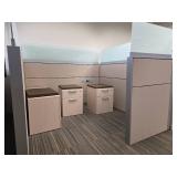 Modern Office Cubicle Set