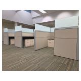 Modern Office Cubicle Set