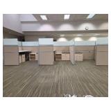 Modern Office Cubicle Set