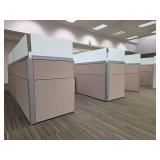 Modern Office Cubicle Set