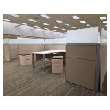 Modern Office Cubicle Set