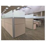 Modern Office Cubicle Set