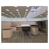 Modern Office Cubicle Set