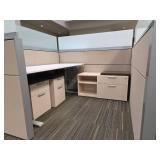 Modern Office Cubicle Set