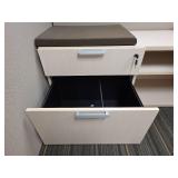 Contents of Cubicle, Desk, Storage Filing Cabinet, (2) Small Filing Cabinets