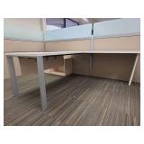 Contents of Cubicle, Desk, Storage Filing Cabinet, (2) Small Filing Cabinets