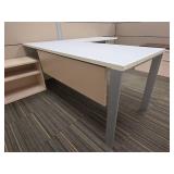 Contents of Cubicle, Desk, Storage Filing Cabinet, (2) Small Filing Cabinets