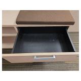 Contents of Cubicle, (2) Filing Cabinet, and Long Filing Cabinet With Shelving