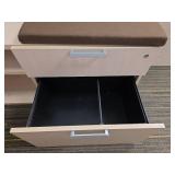 Contents of Cubicle, (2) Filing Cabinet, and Long Filing Cabinet With Shelving