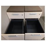 Contents of Cubical, (2) Filing Cabinets, and Filing Cabinet with Shelving