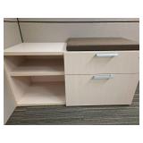 Contents of Cubical, (2) Filing Cabinets, and Filing Cabinet with Shelving