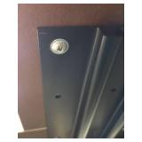 Contents of Cubicle, Adjustable Desk, L Shaped Desk, Storage Filing Cabinet, (2) Small Filing Cabinets