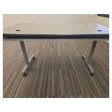 (2) Modern Office Desk on Wheels