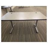 (2) Modern Office Desk on Wheels