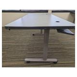 (2) Modern Office Desk on Wheels