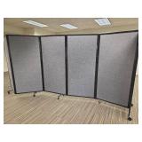 Mobile Office Room Divider Panels Set