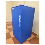 (3) Commercial Recycling Bin Set