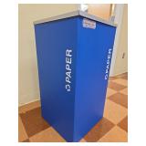 (3) Commercial Recycling Bin Set