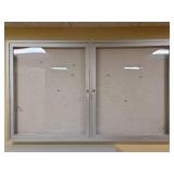 Lockable Bulletin Board with Keys