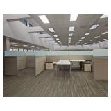 Modern Office Cubicle System with Storage