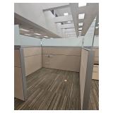 Modern Office Cubicle System with Storage
