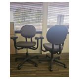 (2) Professional Ergonomic Office Task Chairs