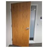 Commercial Grade Oak Door with Schlage Hardware