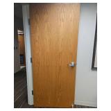 Commercial Oak Door with Schlage Lock