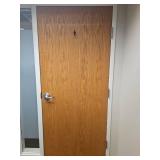 Commercial Oak Door with Schlage Lock