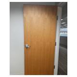 Commercial Grade Wooden Door with Schlage Hardware