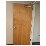 Commercial Grade Oak Door with Hardware