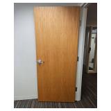 Commercial Grade Solid Core Door with Schlage Hardware