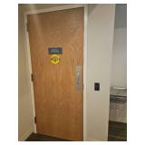 Commercial Wood Door with Hardware