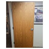 Commercial Grade Wood Door with Schlage Hardware Set