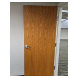Commercial Grade Wood Door with Schlage Hardware