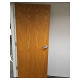 Commercial Grade Wood Door with Schlage Hardware Set