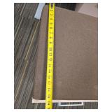 Standing Modern 5.10ft White Table and 3 Office File Cabinets with Cushioned Top