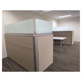 Humanscale Modern Office Cubicle Workstation Woth 1 Suite and Cubicle