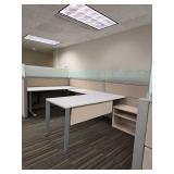 Humanscale Modern Office Cubicle Workstation Woth 1 Suite and Cubicle