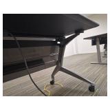 Mobile Folding Training Table with Cable Management