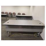 Mobile Folding Training Table with Cable Management