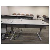 Professional Conference Room Setup with Power Management