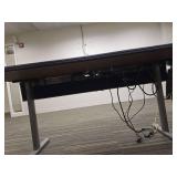 Professional Conference Room Setup with Power Management
