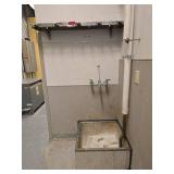 Commercial Wall-Mounted Stainless Steel Shelf System