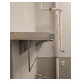 Commercial Wall-Mounted Stainless Steel Shelf System