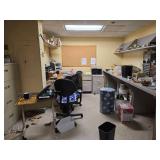Contents of Room Commercial Office Storage System with Built-in Shelving