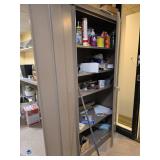 Contents of Room Commercial Office Storage System with Built-in Shelving